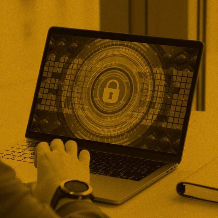 Lock on laptop