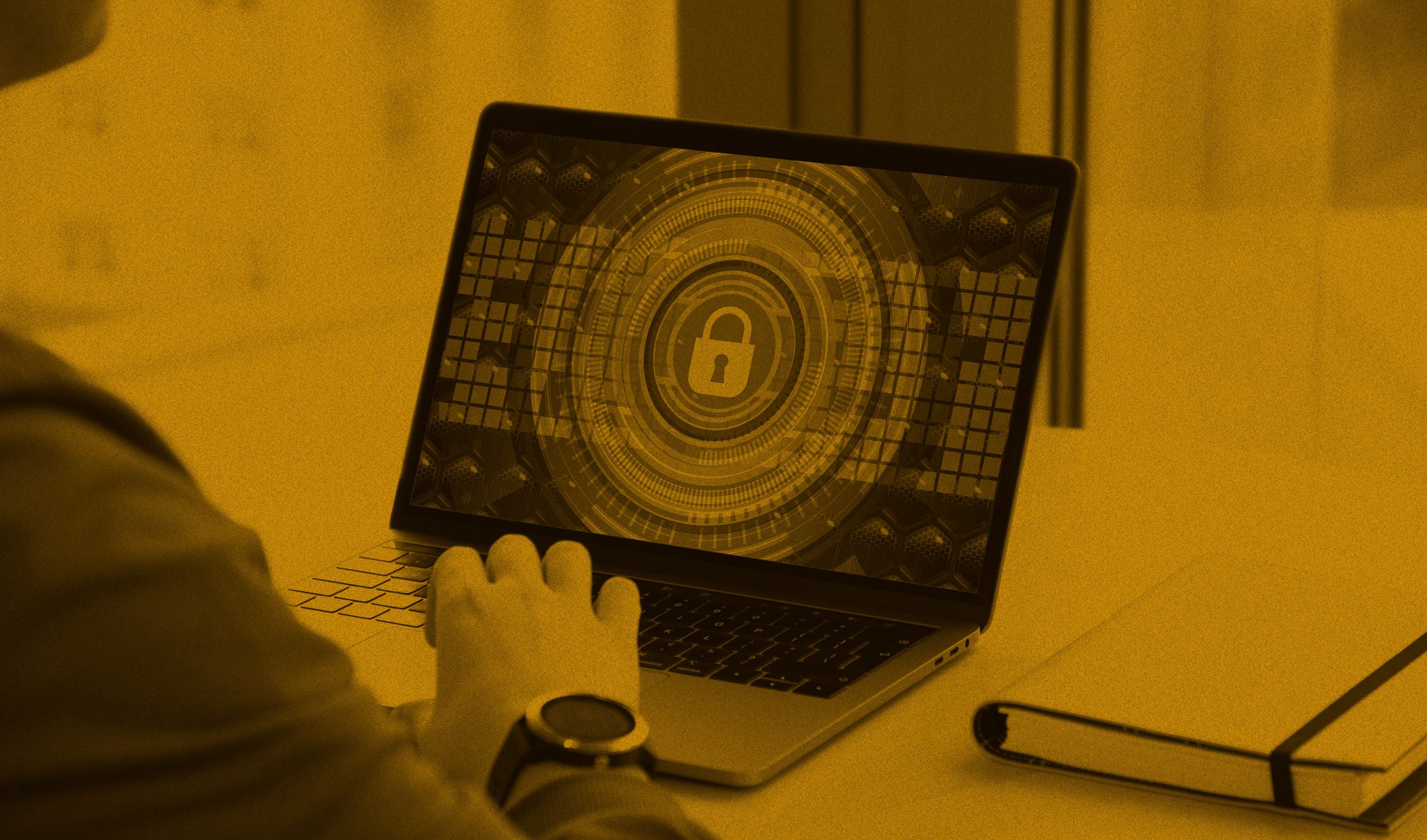 Lock on laptop